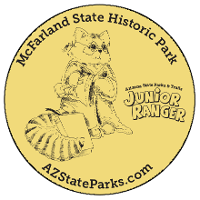 Junior Ranger Button featuring Rocky Ringtail
