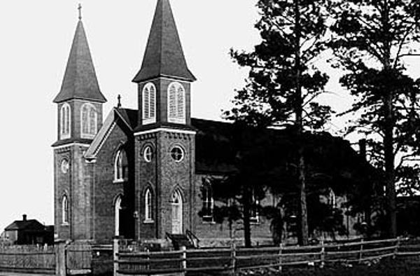Church of the Nativity, the first Catholic Church in Flagstaff.