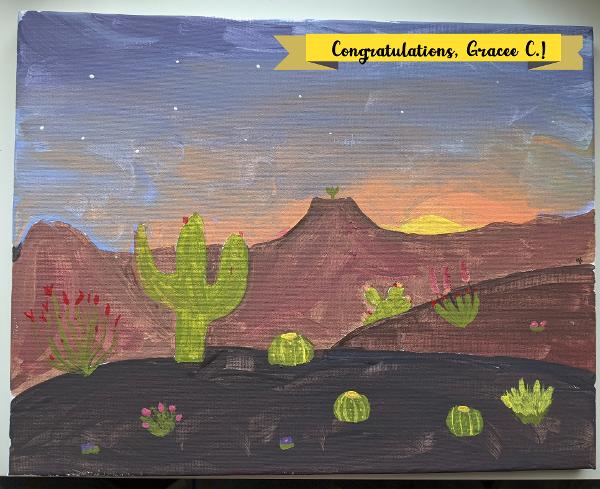 Arizona Painting Contest Winner