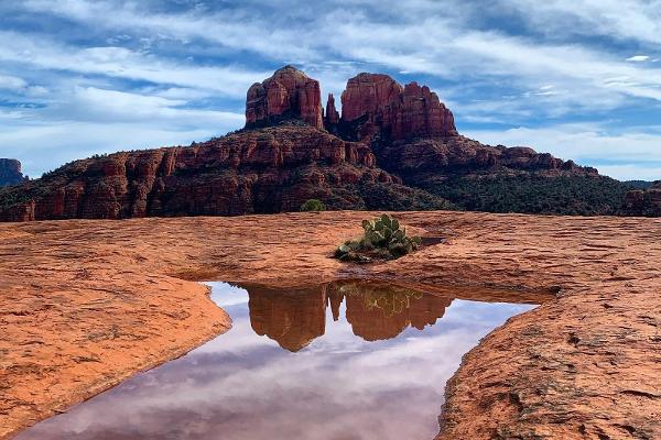 A view from Red Rock Crossing, not located in the state park