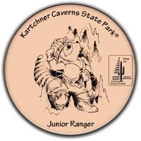 Junior Ranger Button featuring Rocky Ringtail