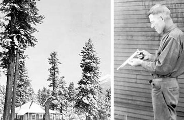 G. A. Pearson, first director of the Fort Valley Experimental Forest Station. His cutting edge research on the Ponderosa pine still forms the basis of modern forest studies. Photo courtesy USFS Fort Valley Experimental Station Archives.