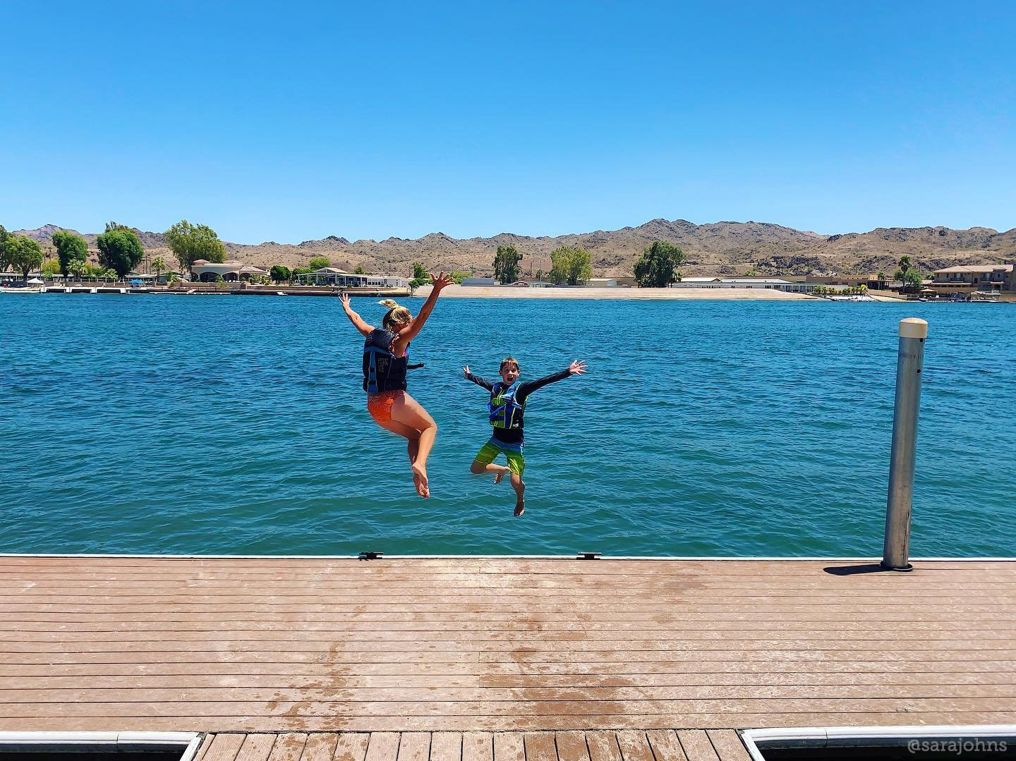 Jump into adventure at an Arizona lake!