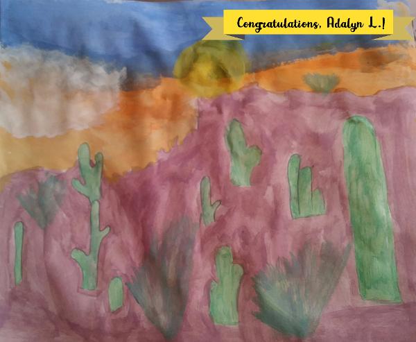 Arizona Painting Contest Winner
