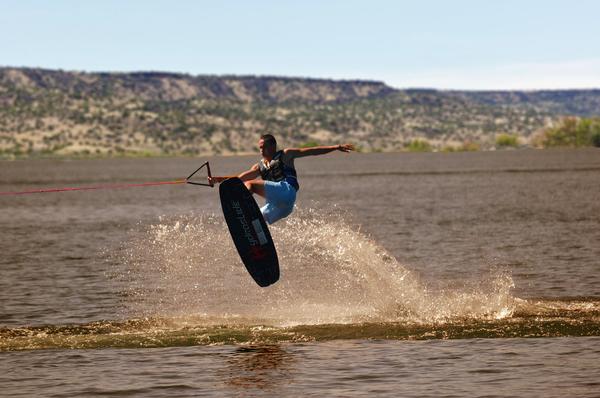 Wakeboarding at Lyman Lake State Park
