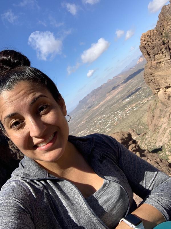 Toni L. on one of her hikes